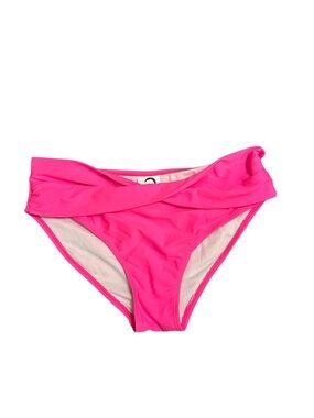 Zyia Active Women's Hot Pink Twist-Front Swim Bottom Size M